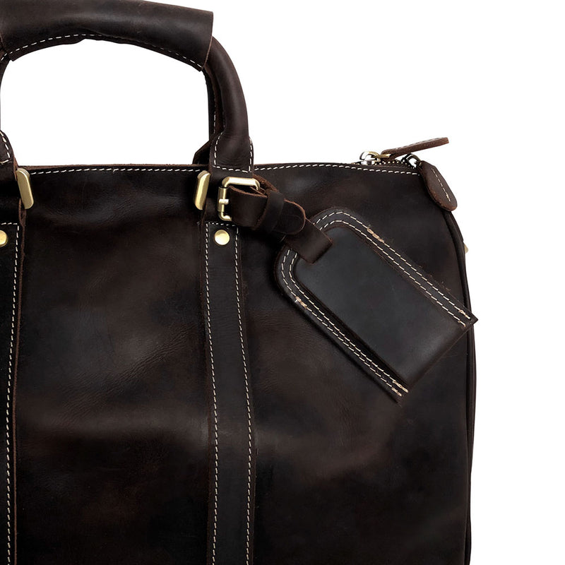 Men’s genuine leather Weekender Bag