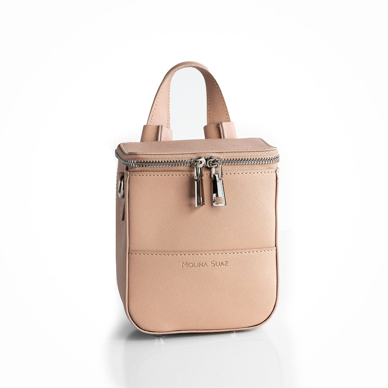Mini Backpack Saffiano Nude