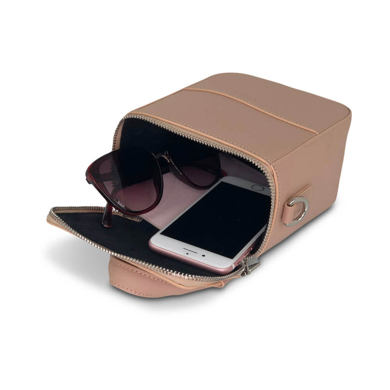 saffiano mini backpack personalised inside bag 
